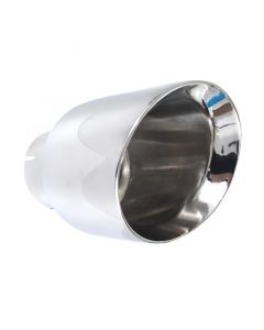 Stainless Works Conical Double Wall Slash Cut Exhaust Tip - 4in Body 3in Inlet buy in USA