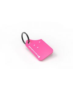 Rally Armor Pink Key Chain White Logo buy in USA