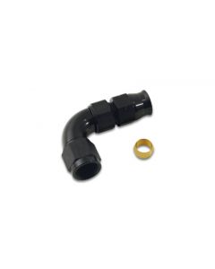 Vibrant 90 Deg 5/16in Tube to Female -6AN Adapter (w/ Olive Inserts) buy in USA