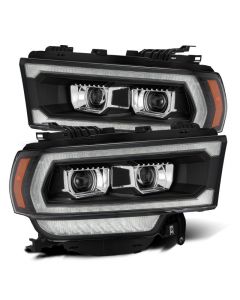 AlphaRex 19-21 Ram 2500 LUXX LED Proj Headlights Plank Style Black w/Activ Light/Seq Signal/DRL buy in USA