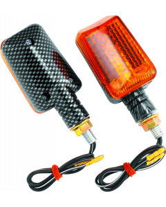 BikeMaster Universal Ministalk Marker Light - Carbon/Amber buy in USA