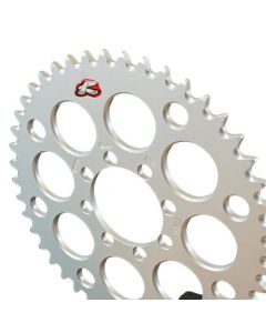 Renthal Barnes Style Rear Sprocket Grooved Silver - 520-48P Teeth buy in USA