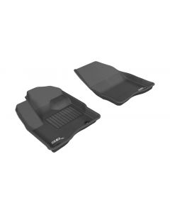 3D MAXpider 2010-2019 Ford Taurus Kagu 1st Row Floormat - Black buy in USA