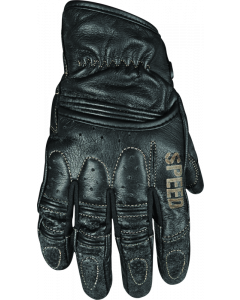 Speed and Strength Rust and Redemption Leather Gloves Black - Small buy in USA