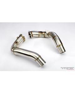 VRSF 3" Stainless Steel Catless Downpipes for S63 BMW M5 F10 M6 F06 F12 F13 2011–2018 buy in USA