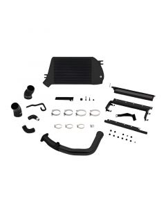 Mishimoto 2015 Subaru WRX Top-Mount Intercooler Kit - Powder Coated Black & Black Pipes buy in USA