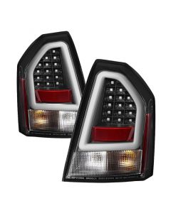 Spyder Chrysler 300C 05-07 V2 Light Bar LED Tail Lights - Black ALT-YD-C305V2-LED-BK buy in USA