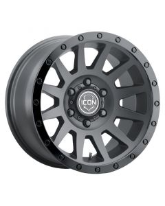 ICON Compression 18x9 5x150 25mm Offset 6in BS 110.1mm Bore Double Black Wheel buy in USA