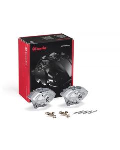 Brembo OE 16-21 BMW M2/17-18 M3/17-20 M4/14-16 M235i Hydraulic Rear X-Style Brake Calipers - Silver buy in USA