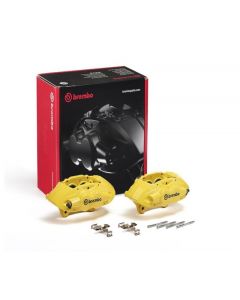 Brembo OE 16-21 BMW M2/17-18 M3/17-20 M4/14-16 M235i Hydraulic Front X-Style Brake Calipers - Yellow buy in USA