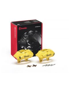 Brembo OE 16-21 BMW M2/15-18 M3/15-20 M4 Hydraulic Front X-Style Brake Calipers - Yellow buy in USA