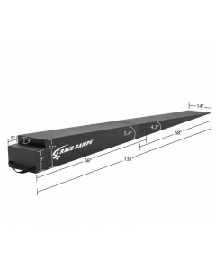 Race Ramps 11in. Two-Piece Trailer Ramps - 5.4 Degree Approach Angle buy in USA