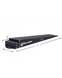 Race Ramps 8in. Extra Long Trailer Ramp - 6.3 Degree Approach Angle buy in USA