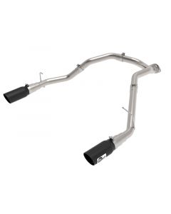 aFe Large Bore-HD 3 IN 409 Stainless Steel DPF-Back Exhaust System w/Black Tip RAM 1500 20-21 V6-3.0 buy in USA