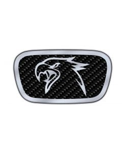 Carbon Fiber V2 Hawk Steering Wheel Center Badge buy in USA