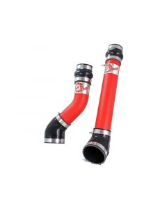 aFe Bladerunner Intercooler Tubes Hot & Cold Side 3.5in 94-02 Dodge Diesel Trucks L6-5.9L (td) - Red buy in USA