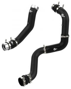 aFe BladeRunner Black 3in Aluminum Charge Pipe Kit 20-21 GM Diesel Trucks V8-6.6L (td) L5P buy in USA