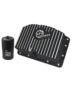 AFE Pro Series Engine Oil Pan Black w/Machined Fins, 11-16 Ford Powerstroke V8-6.7L (td) buy in USA