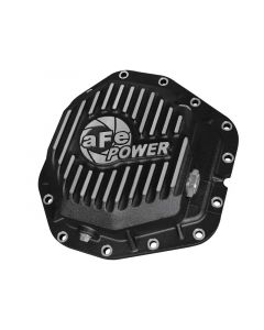 aFe Power Rear Diff Cover Black w/Machined Fins 17 Ford F-350/F-450 6.7L (td) Dana M300-14 (Dually) buy in USA