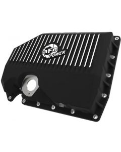 aFe 05-19 VW 1.8L/2.0L w/ Oil Sensor Engine Oil Pan Black POWER Street Series w/ Machined Fins buy in USA