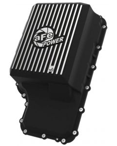 aFe 20-21 Ford Truck w/ 10R140 Transmission Pan Black POWER Street Series w/ Machined Fins buy in USA