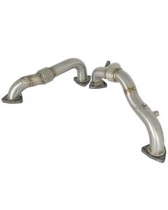 aFe Twisted Steel Header Up-Pipe 08-10 Ford Diesel Trucks V8-6.4L (td) buy in USA