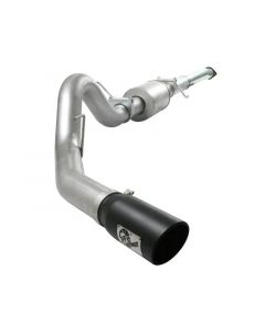 aFe Atlas Exhaust 4in Aluminized Cat-Back w/ 304 SS Black Tip 11-13 Ford F-150 EcoBoost V6 3.5L (tt) buy in USA