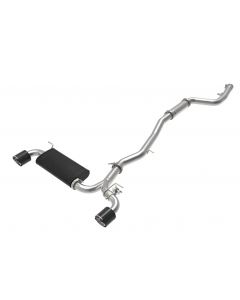 aFe POWER Takeda 2020 Toyota Supra L6-3.0L (t) 3in-2.5in 304 SS CB Exhaust Carbon Tips buy in USA