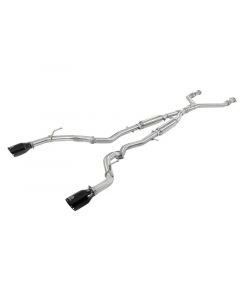 aFe Takeda 2.5in 304 SS Cat-Back Exhaust System w/ Black Tips 16-18 Infiniti Q50 V6-3.0L (tt) buy in USA