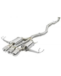 aFe Takeda 3in 304 SS Cat-Back Exhaust w/ Tri-Polished Tips 17-18 Honda Civic Type R L4 2.0L (t) buy in USA