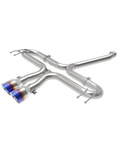 aFe Takeda 2-1/2in 304 SS Axle-Back Exhaust w/Blue Flame Tips 17-20 Honda Civic Sport L4-1.5L (t) buy in USA