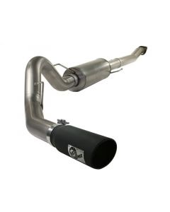 aFe MACHForce XP Exhaust Cat-Back SS-409 4in Black Tip 11-12 Ford F-150 EcoBoost V6-3.5L (tt) buy in USA