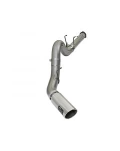 aFe LARGE BORE HD 5in 409-SS DPF-Back Exhaust w/Polished Tip 2017 Ford Diesel Trucks V8 6.7L (td) buy in USA