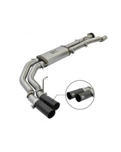 aFe POWER Rebel Series 3in 409 SS Cat Back Exhaust w/ Black Tips 17 Ford F-150 Raptor V6-3.5L buy in USA