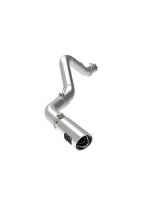 aFe Large Bore-HD 5 IN 409 SS DPF-Back Exhaust System w/Polished Tip 20-21 GM Truck V8-6.6L buy in USA