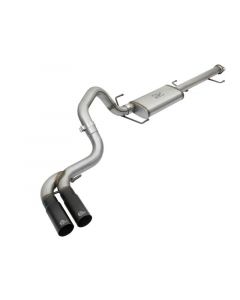 aFe Rebel Series 3in Stainless Steel Cat-Back Exhaust System w/Black Tips 07-14 Toyota FJ Cruiser buy in USA