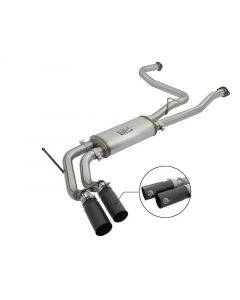 aFe POWER Rebel Series 2-1/2in 409 SS Cat Back Exhaust w/ Black Tips 16-17 Nissan Titan V8 5.6L buy in USA