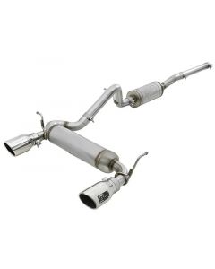 aFe Rebel Series 2.5in 409 SS Cat-Back Exhaust w/ Polished Tips 07+ Jeep Wrangler (JK) V6 3.6L/3.8L buy in USA