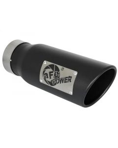 aFe MACH Force-Xp 409 Stainless Steel Exhaust Tip 3.5 In x 4.5in Out x 12in L Clamp-On buy in USA