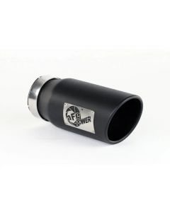 aFe Power Diesel Exhaust Tip Black- 4 in In x 5 out X 12 in Long Bolt On (Right) buy in USA