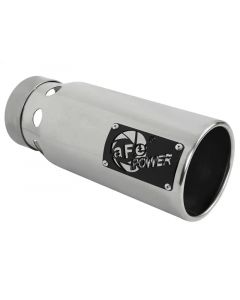 aFe SATURN 4S 4in SS Intercooled Exhaust Tip - Polished 4in In x 5in Out x 12in L Bolt-On buy in USA