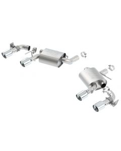 Borla 16 Chevy Camaro SS 6.2L w/ Dual NPP Atak Quad RD RL Tips Dual Exit Rear Section Exhaust buy in USA