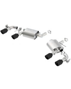 Borla 2016 Chevy Camaro V8 SS AT/MT ATAK Rear Section Exhaust w/ Dual Mode Valves Ceramic Black buy in USA