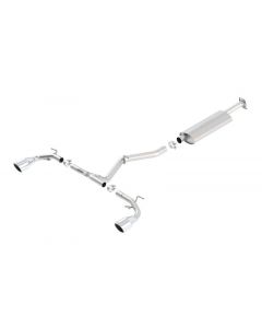 Borla 13-15 Scion FR-S 2.0L 4cyl 6spd / 13 Subaru BRZ 2.0L 4cyl 6spd SS Catback Exhaust buy in USA