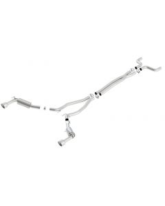 Borla 14-15 Chevy Camaro SS 6.2L V8 Single Split Rear Exit S-Type Catback Exhaust buy in USA