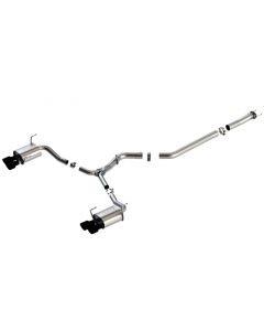 Borla 15-19 Subaru WRX/STI 2.5L Turbo 3in S-Type Catback Exhaust - 2.5in Black Chrome Tips buy in USA