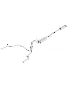 Borla 15-16 Ford F-150 3.5L EcoBoost Ext. Cab Std. Bed Catback Exhaust S-Type Single Split Rear Exit buy in USA