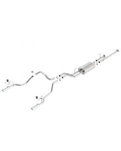 Borla 14-15 Toyota Tundra 4.6L/5.7L Crew Max SB DC SB Touring Cat Back Exhaust Dual Split Rear Exit buy in USA