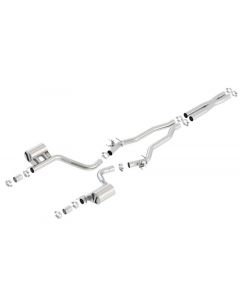 Borla 15-16 Dodge Charger Hellcat 6.2L V8 ATAK Catback Exhaust w/ Valves No Tips Factory Valance buy in USA