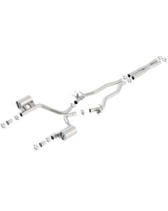 Borla 15-16 Dodge Charger SRT 392 6.4L No Tip Single Split Rear Exit ATAK w/ Valves Exhaust buy in USA